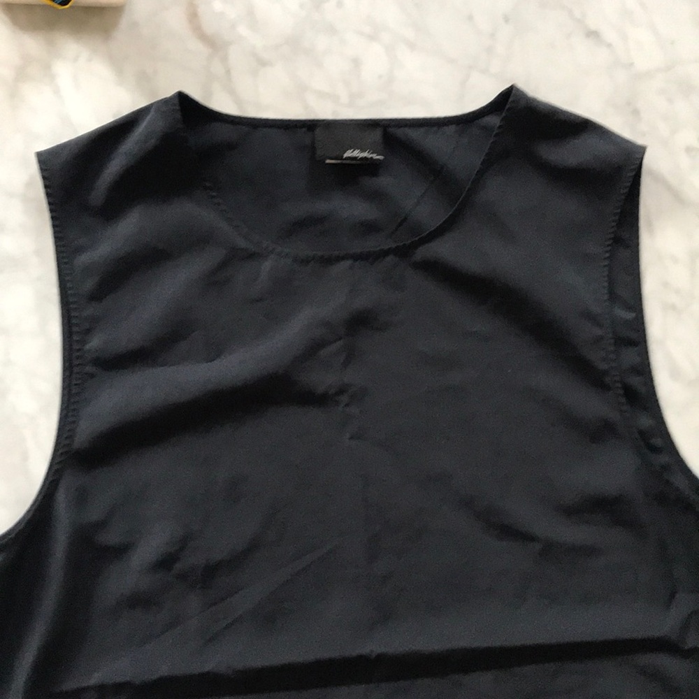 Philip Lim basketball jersey style black top
